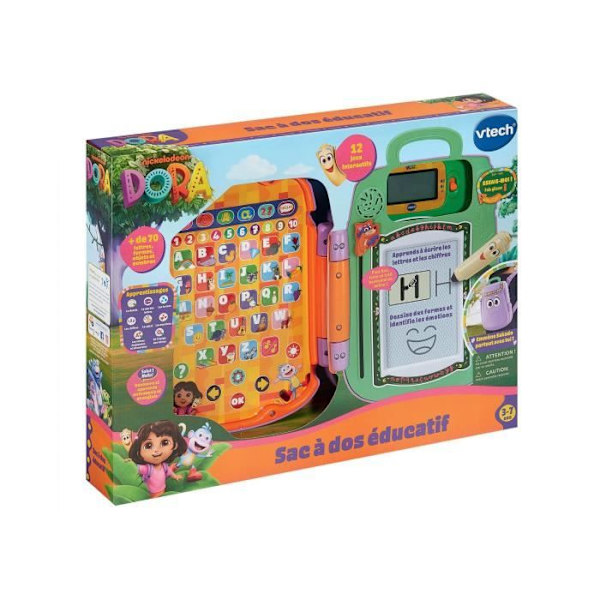 VTECH - DORA - UTBILDNINGSRYGGSÄCK - Flerfärgad