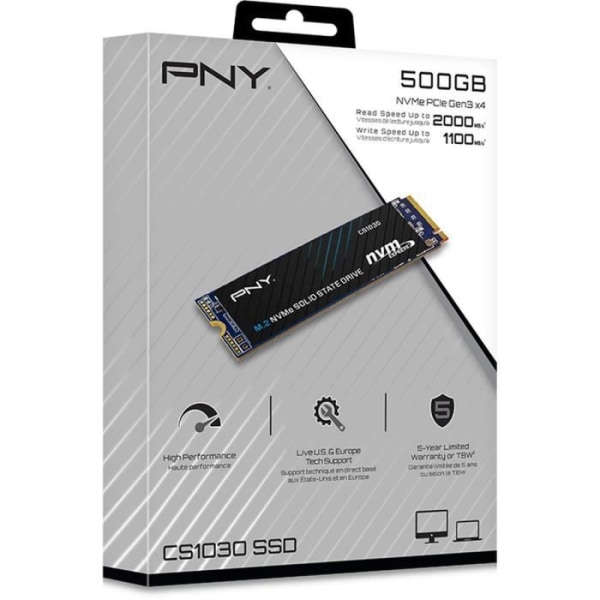 PNY - CS1030 - SSD - 500 GB - M.2 2280 - M280CS1030-500-RB