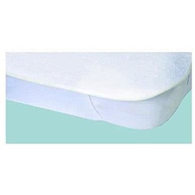 Alese vattentät madrassskydd Elasretane frottéfrotté 100% bomull 80x190 cm vit