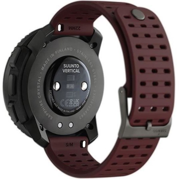 Sport Connected Watch - Suunto - Vertical - Black Ruby