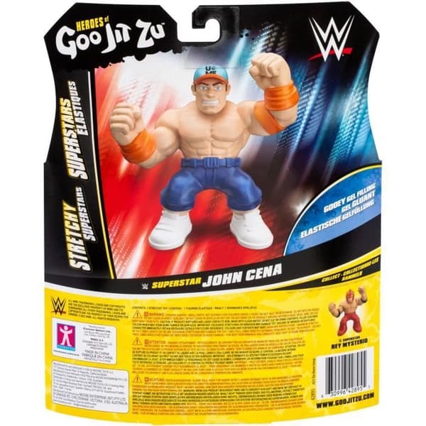 Stretchig figur - GOO JIT ZU WWE - John Cena - 11 cm - Elastisk struktur - Stretchig 3x