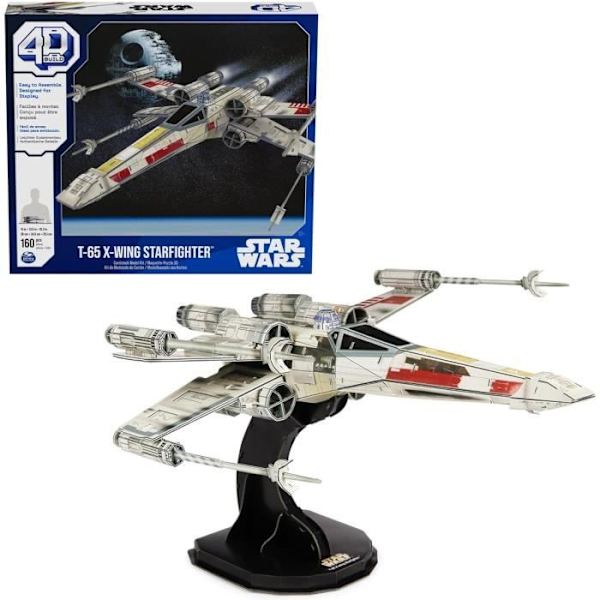 Star Wars - X-WING FIGHTER - 4D-modell att bygga - 28 cm