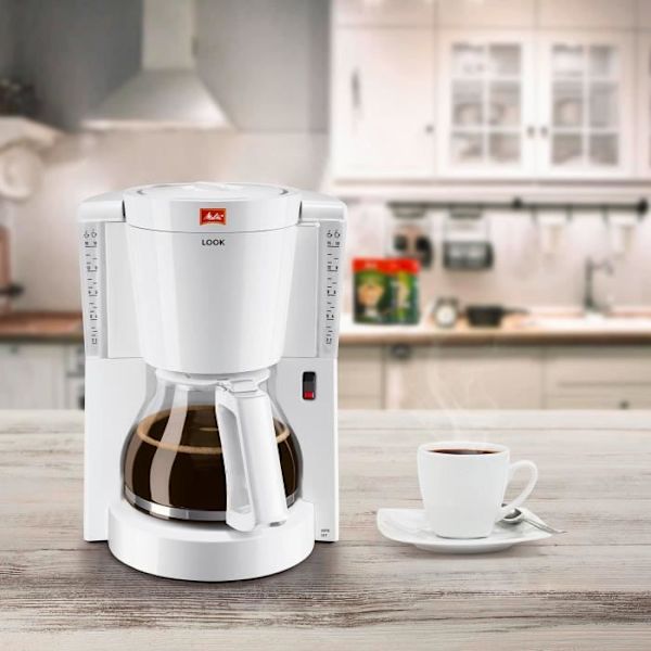 MELITTA Look IV 1011-01 White Coffee Maker