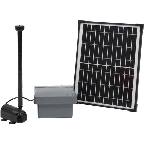 Fontänpump - UBBINK - SolarMax 600 Accu Power Control - Flödeshastighet 700 l/h - Dag-/nattdrift