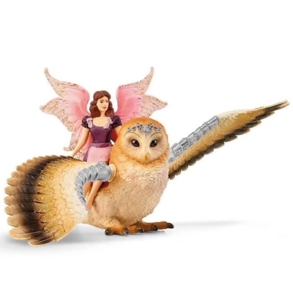 SCHLEICH - Mousserande uggla med ryggsäck V2 - 70789 - Bayala®-sortimentet