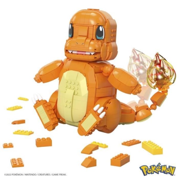 Mega Construx - Pokémon - Salameche Giant - Construction Toy - 7 år och +