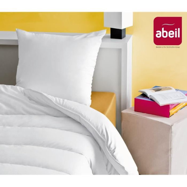 ABEIL Set med 2 mjuka kuddar - 60 x 60 cm - Vit