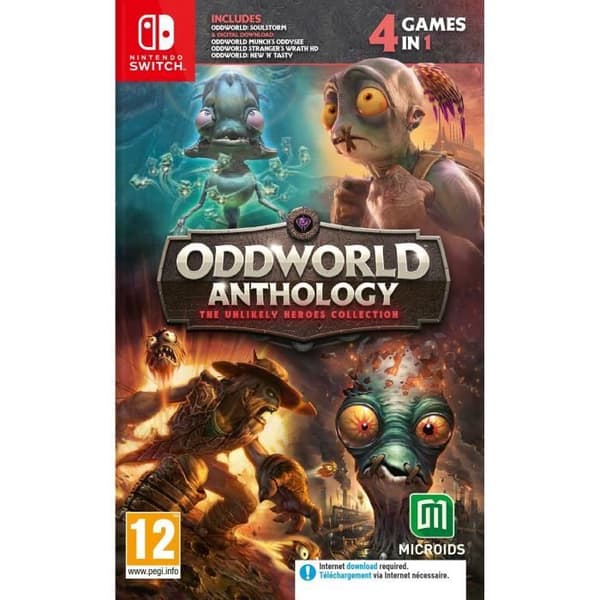 Oddworld Anthology: The Unlike Heroes-samlingen - Nintendo Switch-spel
