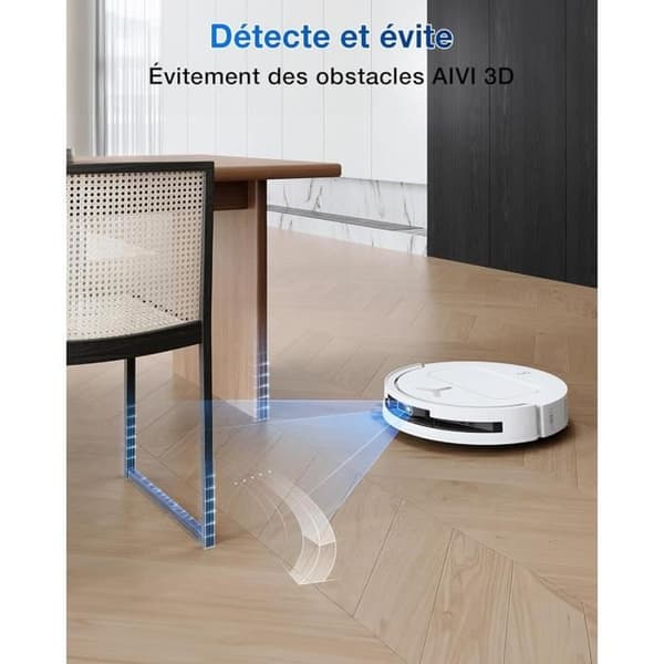 ECOVACS DEEBOT T50 OMNI Gen2 robotdammsugare & golvmopp med OMNI-station, vit vit one size