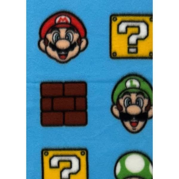 Pläd - MARIO BROS - Artiklar - 100 x 140 cm
