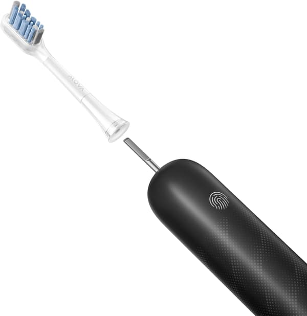Eltandborste - MOVA - FRESH PRO - Svart - Oscillerande-roterande pulserande