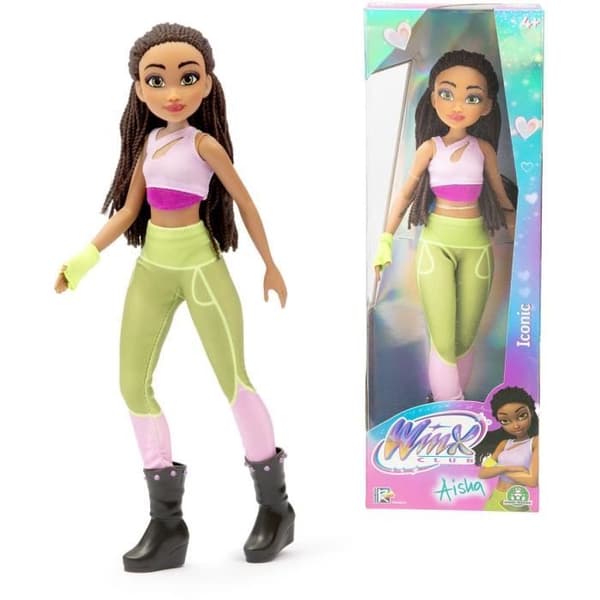 Winx Docka - Ikonisk Serie Aisha - 26 cm - Ålder 3+ - WNX775