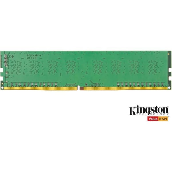 KINGSTON 8GB 2666MHz DDR4 icke-ECC CL19 DIMM 1Rx8 minnesmodul