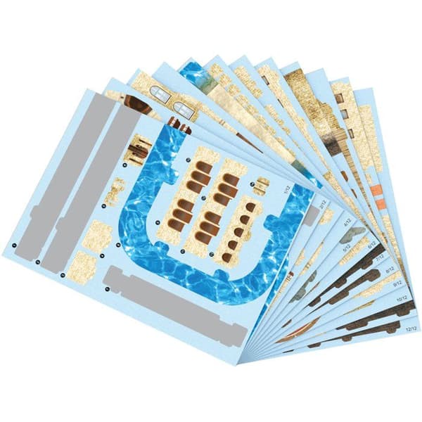 3D-pussel - MEGABLEU - Fort Boyard - 125 bitar - Ålder 7+