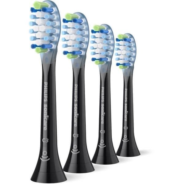 4-pack borsthuvuden - PHILIPS - HX9044/88 - C3 svart