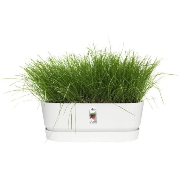 Greenville Oval Planter - Plast - Ø50 - White