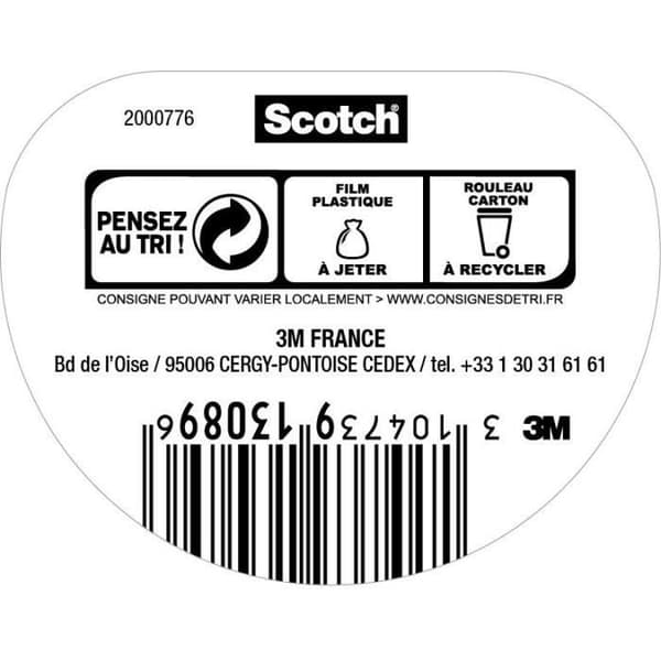 3M SCOTCH självhäftande tejp - 66 mx 48 mm - Brun