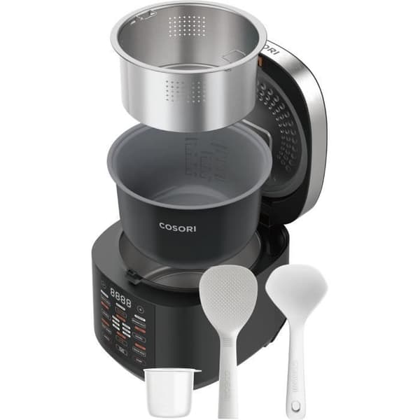COSORI Multikokare - 5L kapacitet - 17 matlagningsprogram - Upp till 120°C - 970W