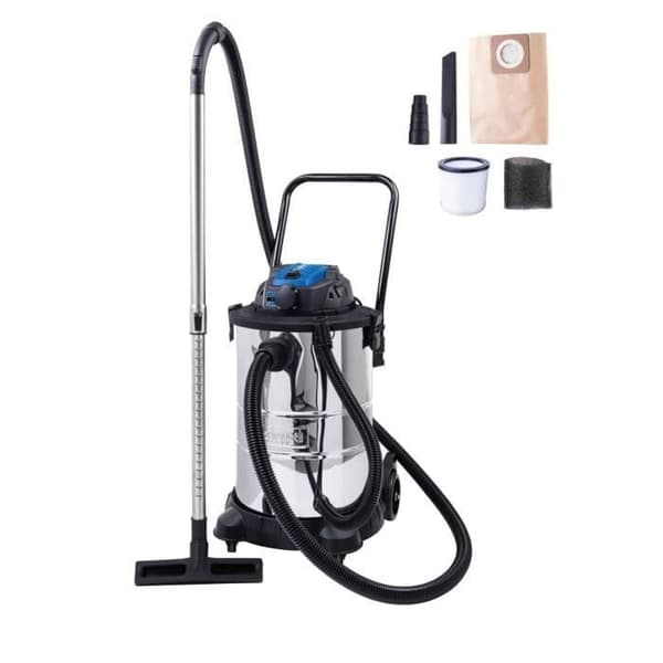 VC50 våt- och torrdammsugare - 1400 W - 50L tank i rostfritt stål - SCHEPPACH