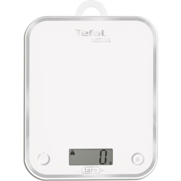 TEFAL - Optiss Electronic Kitchen Scale - Vit - BC5000V1