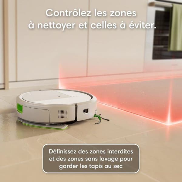 iRobot ROOMBA 115 - Robotdammsugare och mopp - 15 000 Pa - 240 ml - Vit
