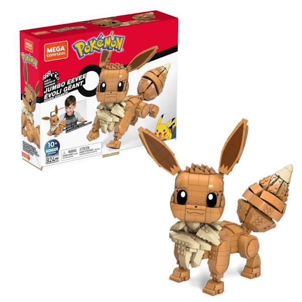 Mega Construx - Pokemon Eevee Giant - Byggstenar - 10 år och +