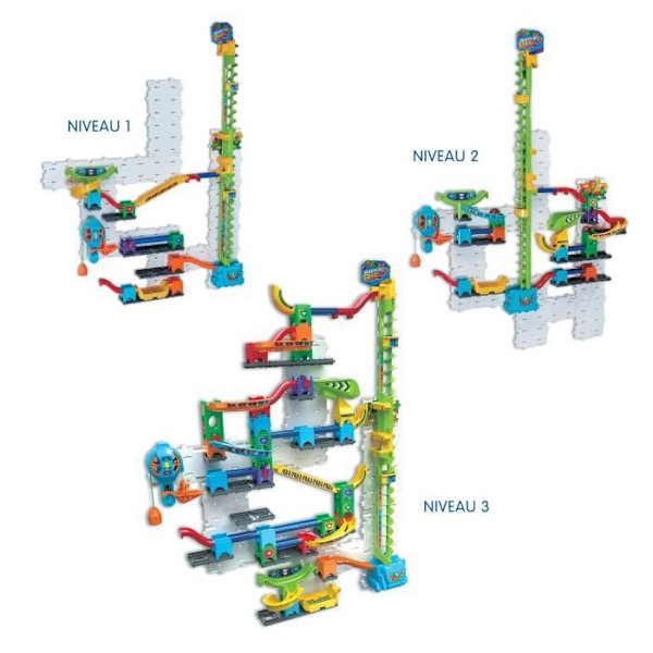 VTECH - MARBLE RUSH - ULTIMATE VERTICAL RUN V100E - Flerfärgad