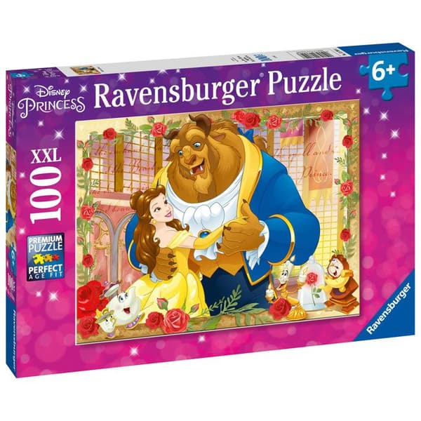 Skönheten och Odjuret Pussel - Ravensburger - 100 bitar - För barn