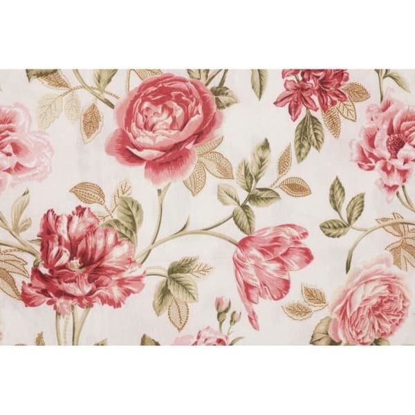 Bäddset - 1 påslakan 220 x 240 cm + 2 örngott 60 x 60 cm - 65% bomull, 35% polyester - Krämfärgad