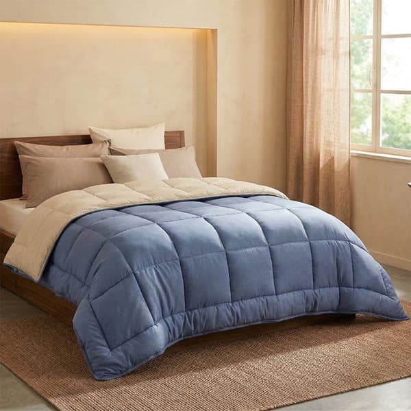 Mikrofiberduvet 400g / m² CALGARY Oil & Putty 140x200cm
