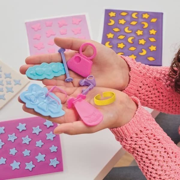 Play-Doh Barbie Juveler och Ädelstenar, refill för modelleringsset