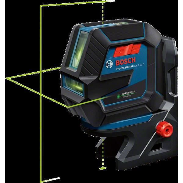 Kombinerad grön laserstråle GCL 2-50 G + RM 10 (kartong) BOSCH