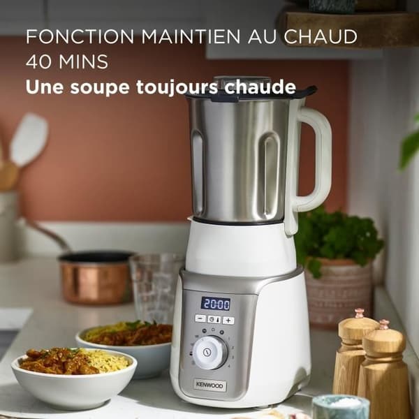 Värmemixer - Kenwood SOUPEASY+ - CBL30.000CP - 1000 W - 1,75 L - 4 program - champagne