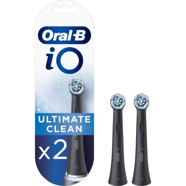 Oral-B iO Ultimate Clean Black Brushes, 2 x