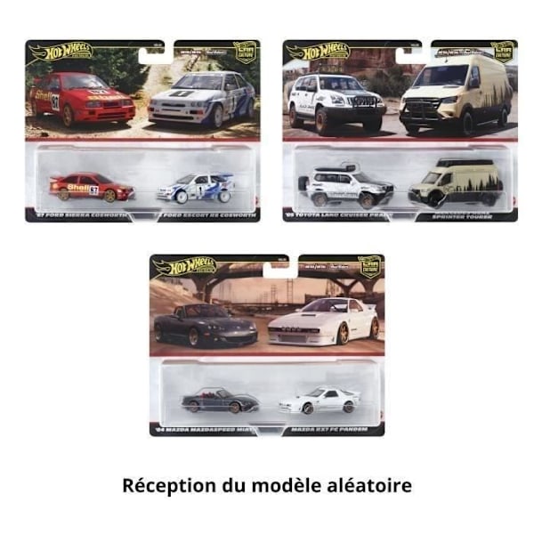 Hot Wheels-Car Culture-Premium Box 2 fordon HBL96