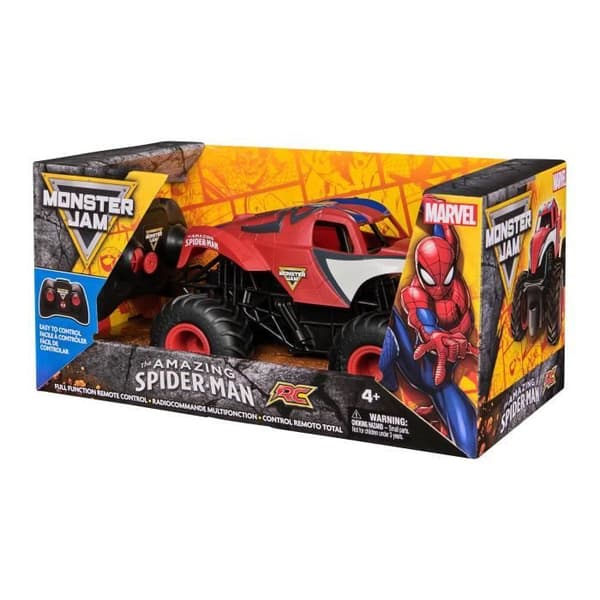 Spider-Man - Radiostyrt fordon - 1:24 - Monster Jam