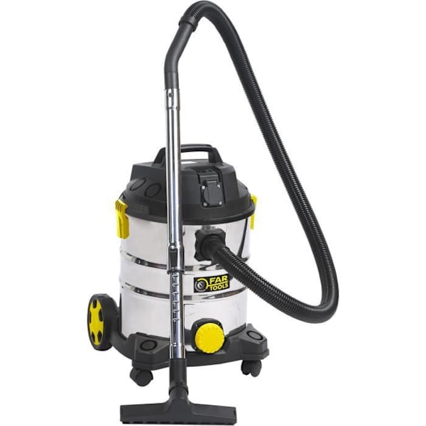 FARTOOLS PRO - NET-UP25IB Damm- och flytande dammsugare 1400 W - 101032 Svart, Vit, Gul