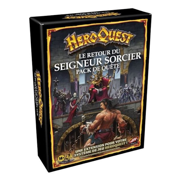 HeroQuest, förlänga Sorcerer Lords återkomst, från 14 år gammal, Heroquet Game System krävs - Avalon Hill