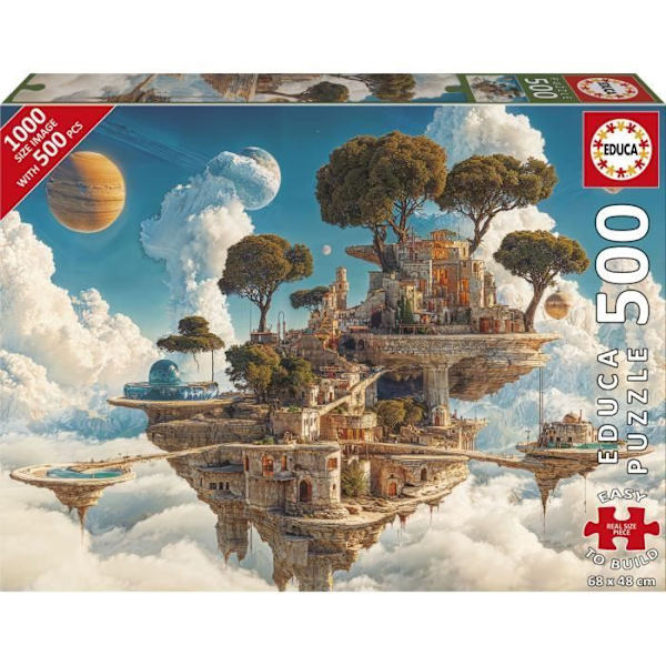 Pussel - EDUCA - Molnriket - 500 bitar - Fantasytema - 48 x 68 cm