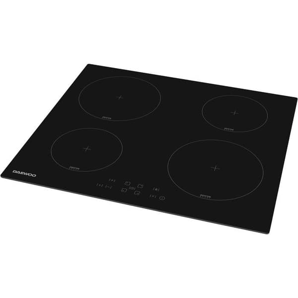 Induktionshäll - DAEWOO - 4 brännare - 60 cm - BH6ITF37BNM - Svart