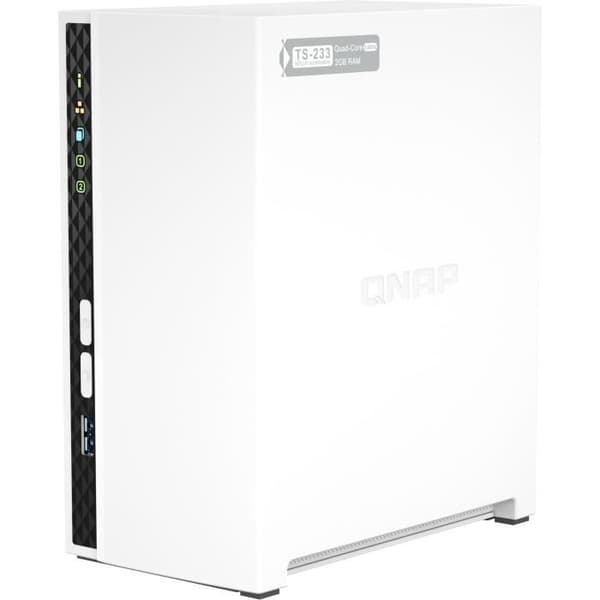 NAS-server - QNAP - TS-233 - 2 fack - 2 GB