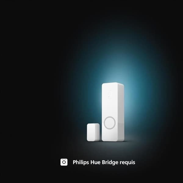Kontaktsensor - Philips Hue - Säker - Enkel installation - Appstyrning - Vit