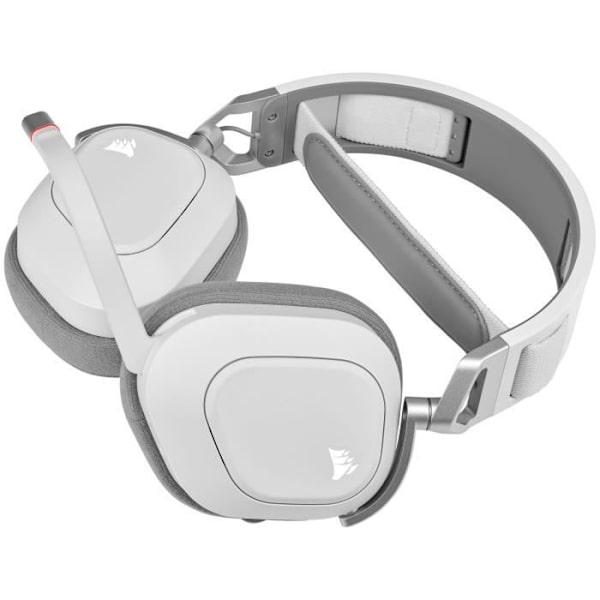 Spelhjälm - Corsair HS80 Wireless - White - Omnidirectional Microphone