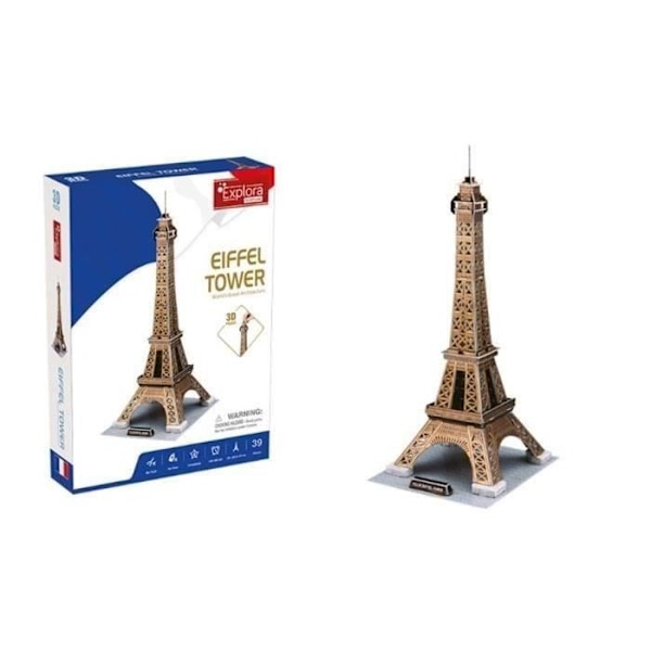3D-pussel - All Eiffel - Byggspel - EXPLORA - 39 bitar - Från 5 år