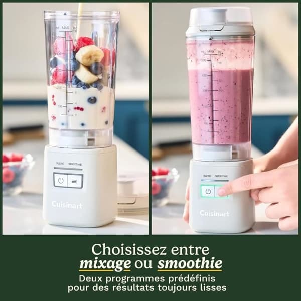 Mixer - CUISINART - PBL100E Blast&Go - 120 W - 500 ml - 50 dB - Vit