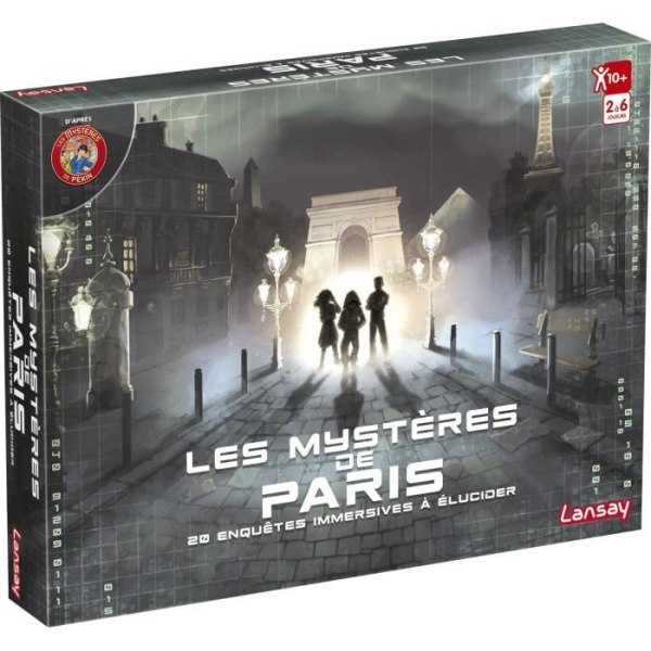 Brädspel - LANSAY - 75145 - Les Mysteres De Paris 10+