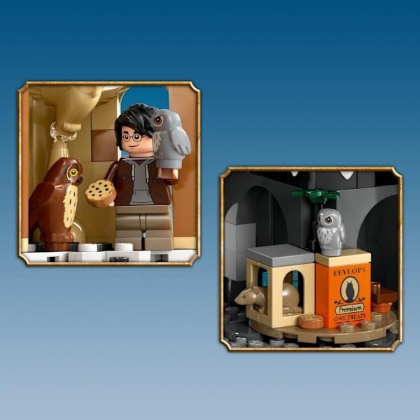 LEGO Harry Potter 76430 Hogwarts slott voljär, djurleksak för barn