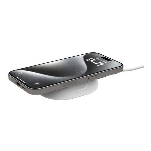 Magnetiskt laddningsställ - BELKIN - Qi2 - 15W - Vit