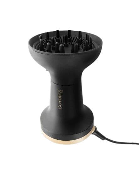 Hårtork - DEMELISS - 21349 CURLS DEFINER - Diffuser - 3 hastigheter / temperaturer - Svart