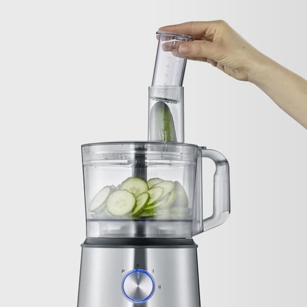 SEVERIN KM3892 Multifunktionsmatberedare - 1200 W - Rostfritt stål och svart - 1,5 L mixer - 2 hastigheter + puls